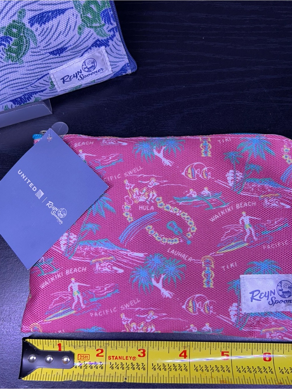 Reyn Spooner x United Airlines First Class Amenity Pouch Kit Set of 2 NEW SEALED - Picture 7 of 9